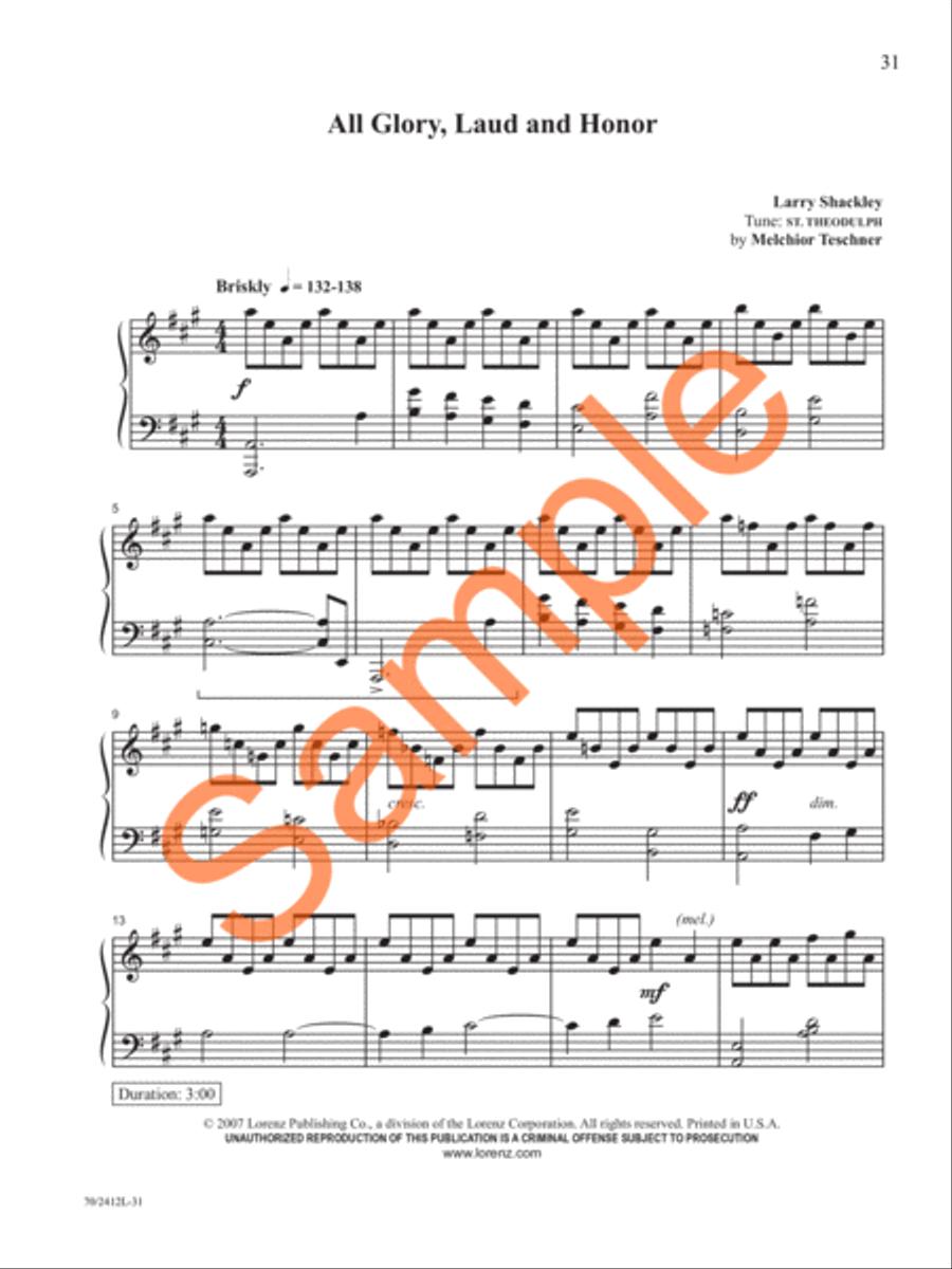 The Church Pianist's Library, Vol. 32 Piano Solo scores gallery preview page 20