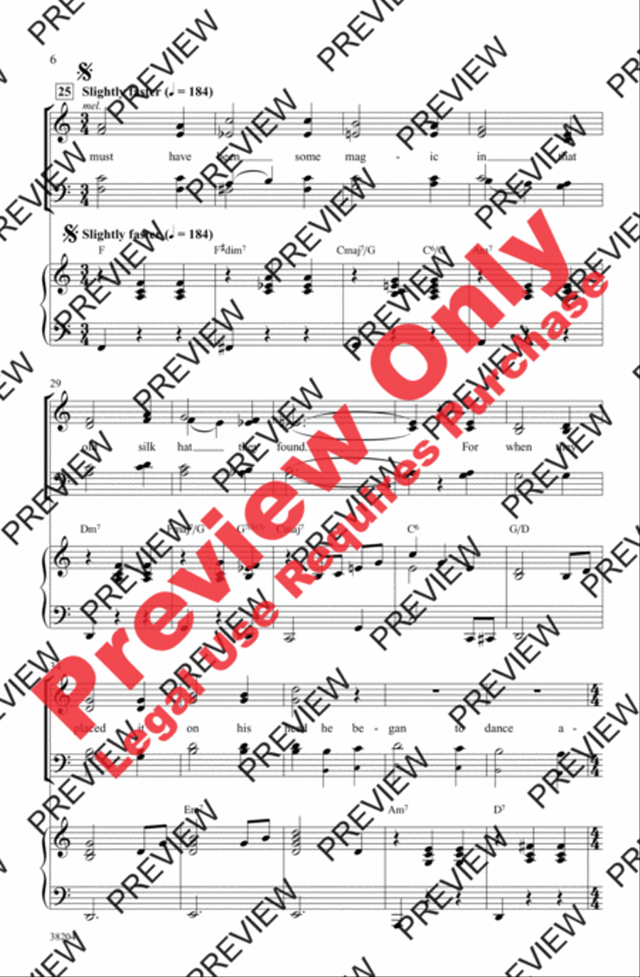 Frosty the Snowman Frosty the Snowman 4-Part scores gallery preview page 6