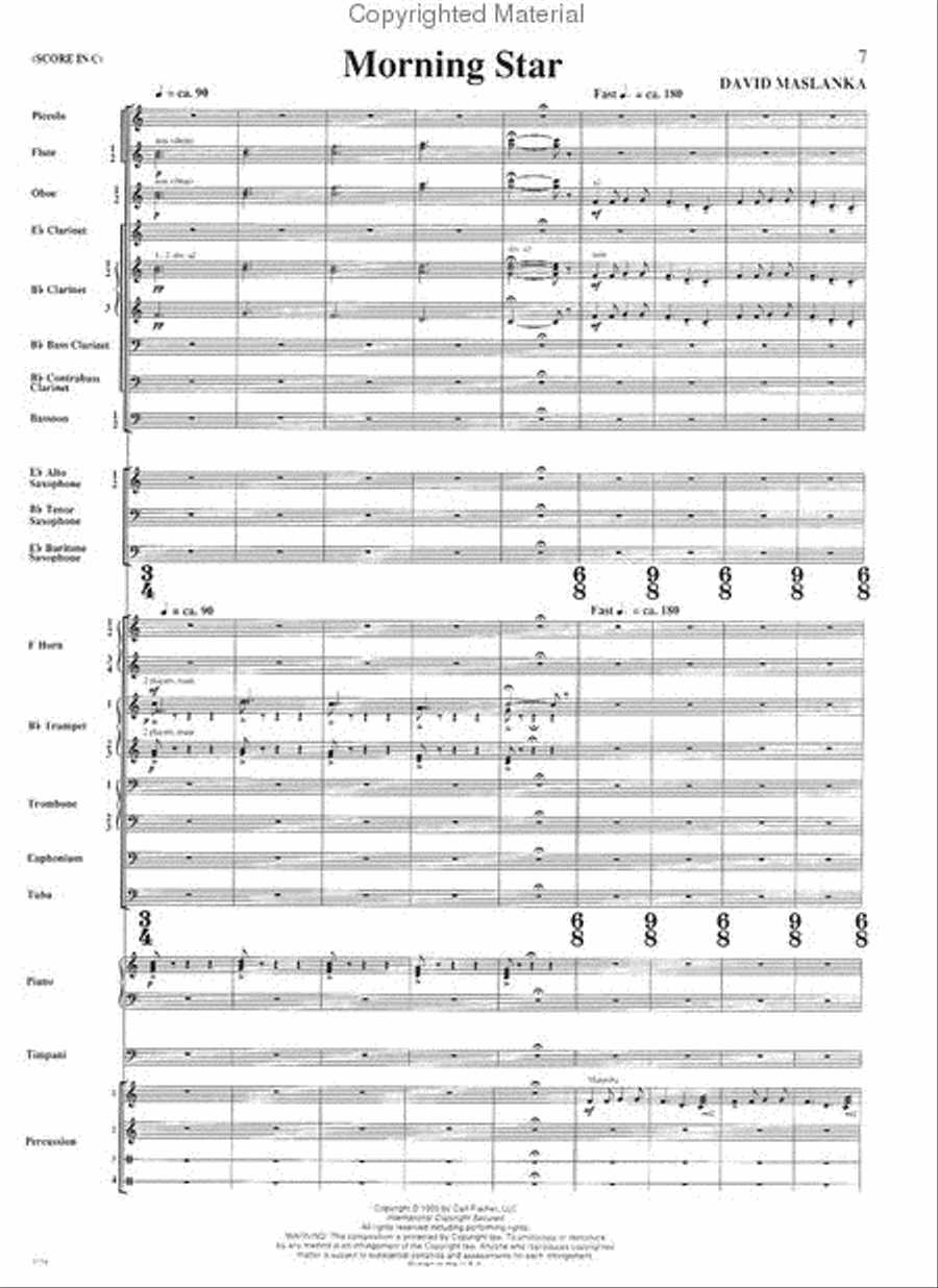 Morning Star Morning Star Concert Band scores gallery preview page 2