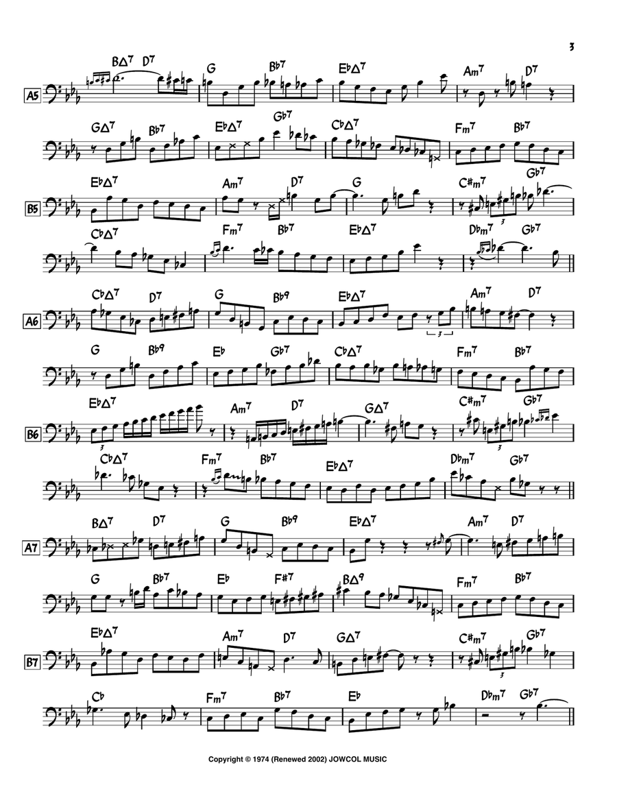 Giant Steps Cello Solo scores gallery preview page 3