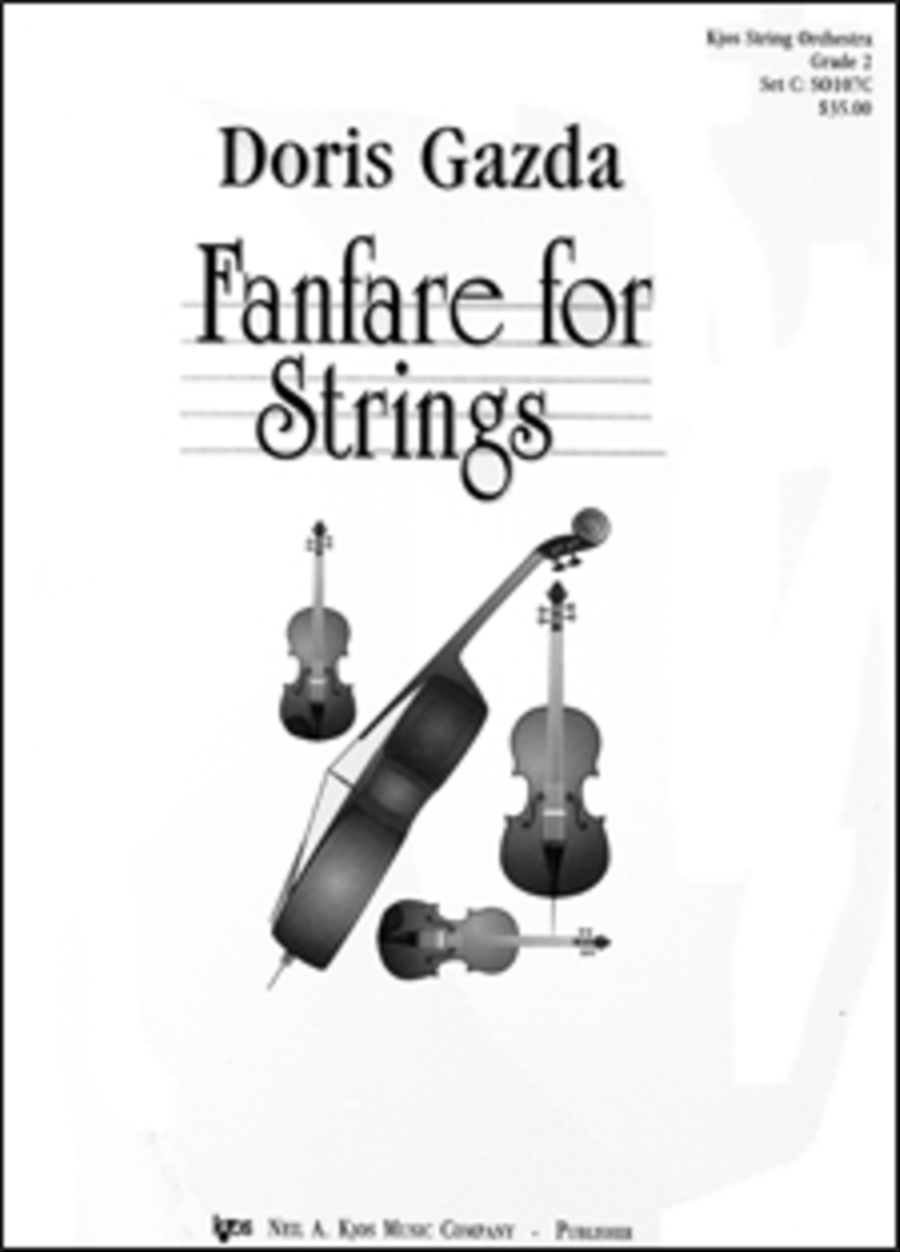 Fanfare For Strings - Score String Orchestra scores gallery preview page 1