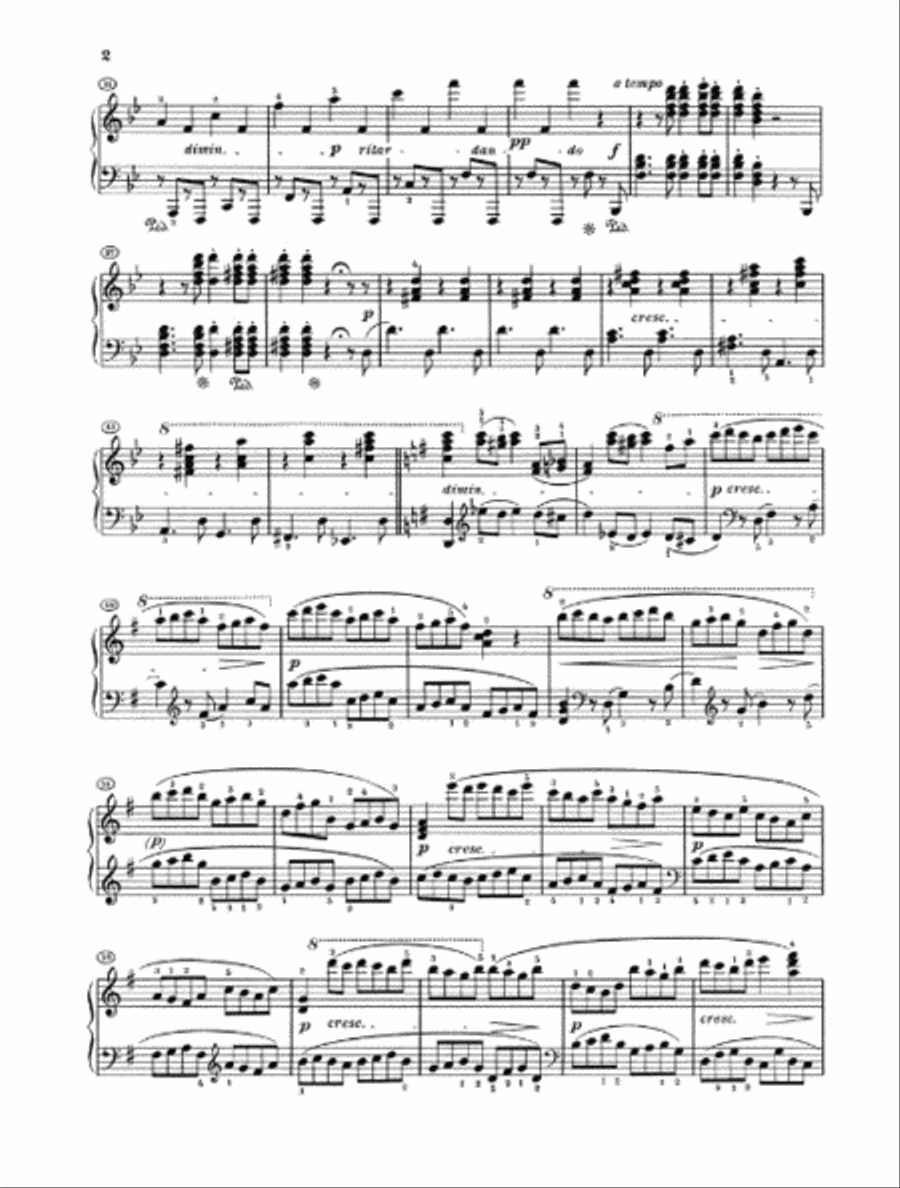 Piano Sonata No. 29 in B-flat Major, Op. 106 (Hammerklavier) Piano Solo scores gallery preview page 3