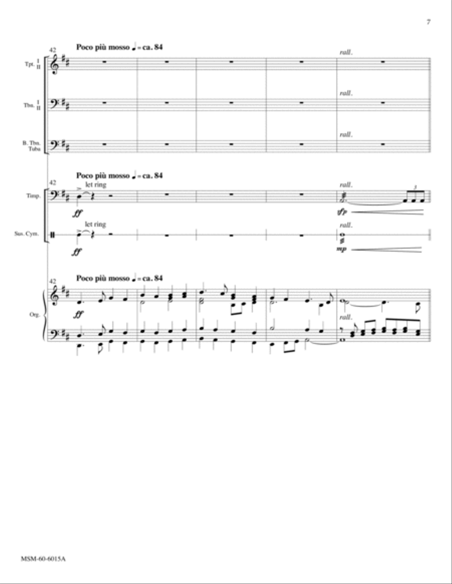Sound the Bell of Holy Freedom Come to Us, O Holy Spirit (Full Score) Choir scores gallery preview page 20