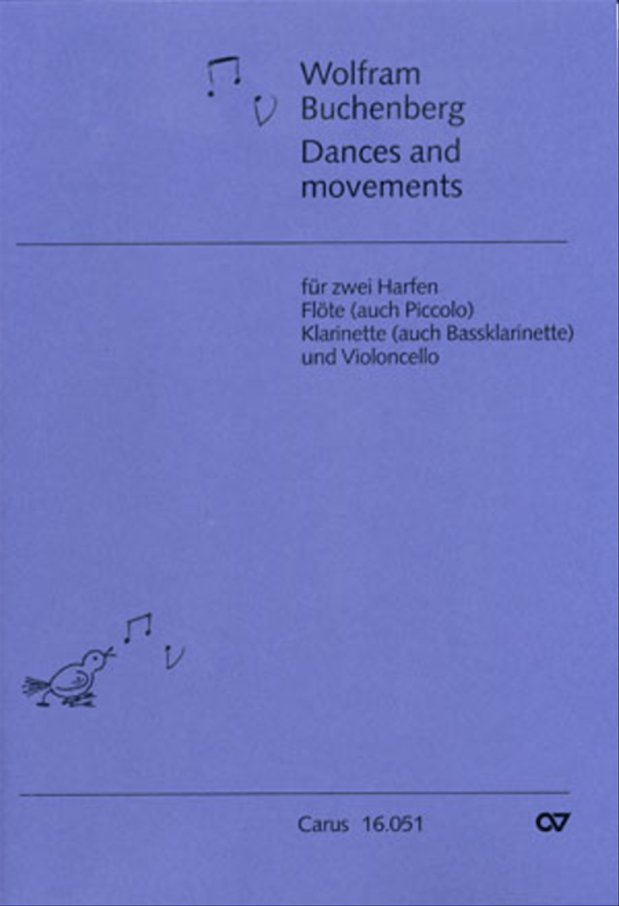 Dances and movements Clarinet scores gallery preview page 1