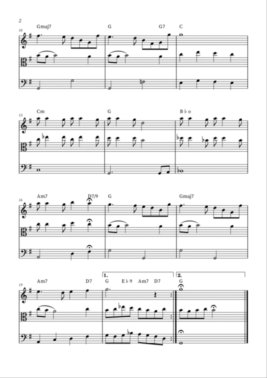 La Vie En Rose La Vie En Rose String Trio scores gallery preview page 2