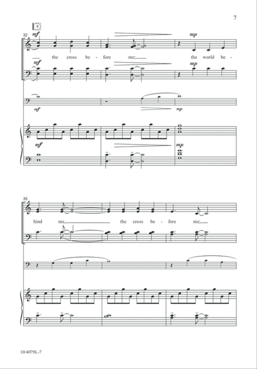 I Have Decided to Follow Jesus 4-Part scores gallery preview page 7