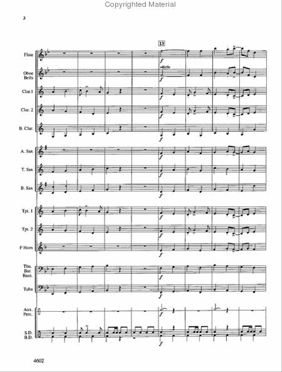 Band Avenue Band Avenue Concert Band scores gallery preview page 3