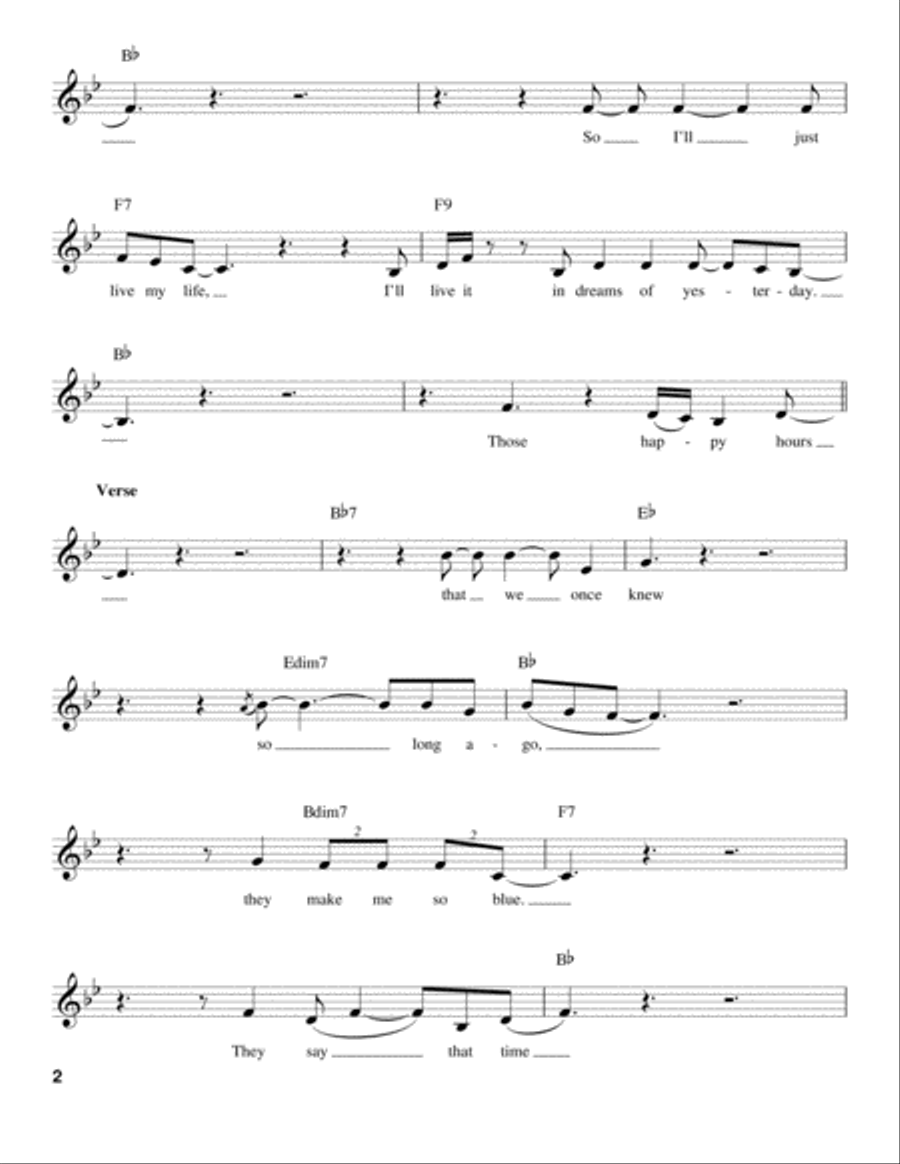 I Can't Stop Loving You Voice scores gallery preview page 2