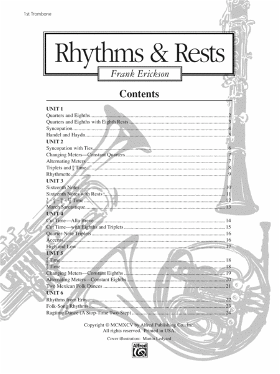 Rhythms & Rests Concert Band Methods scores gallery preview page 2