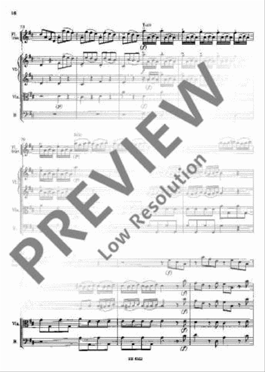 Concerto D major String Orchestra scores gallery preview page 19