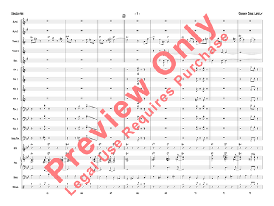 Johnny Come Lately Jazz Ensemble scores gallery preview page 12