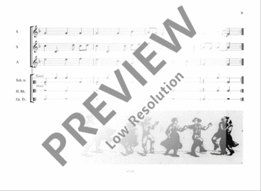 Old French Dances SSA scores gallery preview page 10