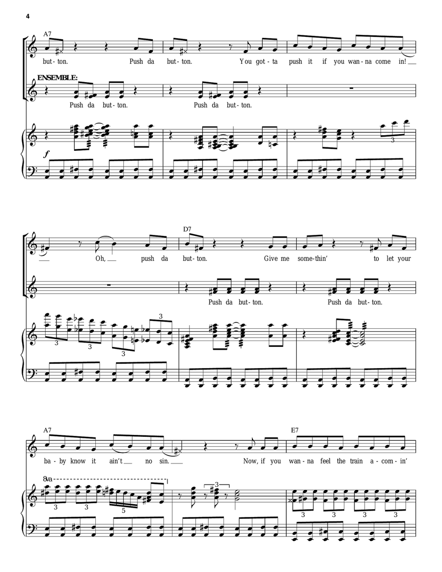 Push Da Button Push Da Button Voice scores gallery preview page 4
