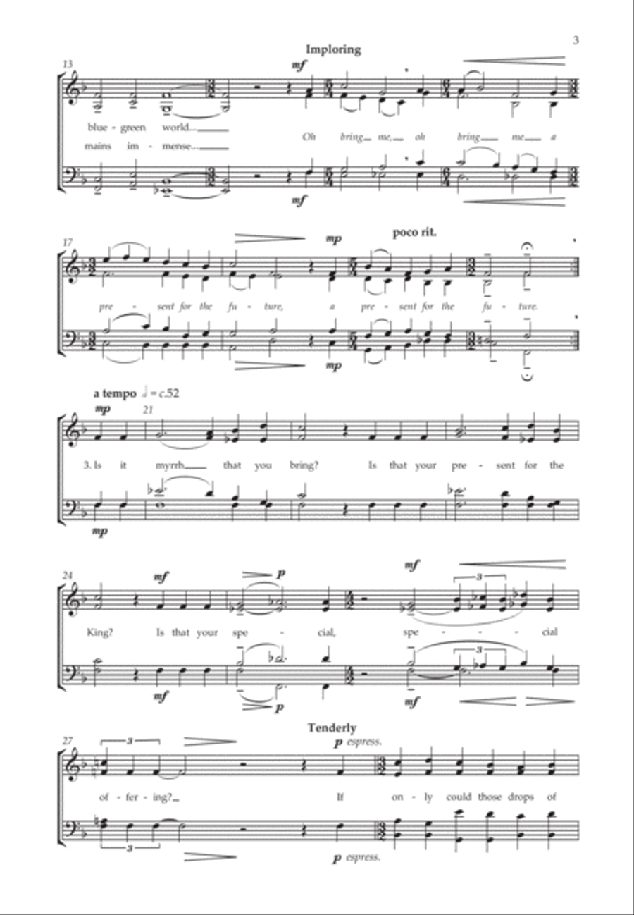 Epiphany Carol 4-Part scores gallery preview page 5