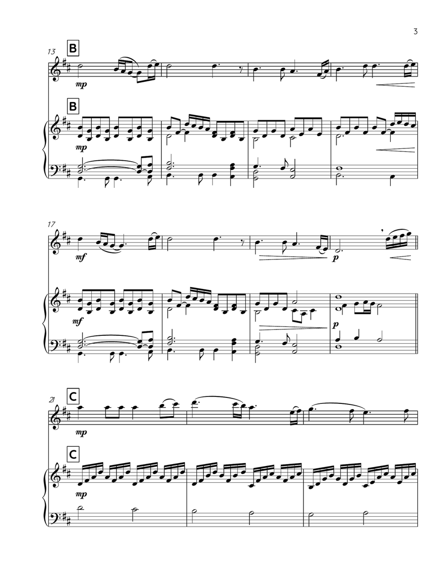 Only In God Chamber Music scores gallery preview page 3