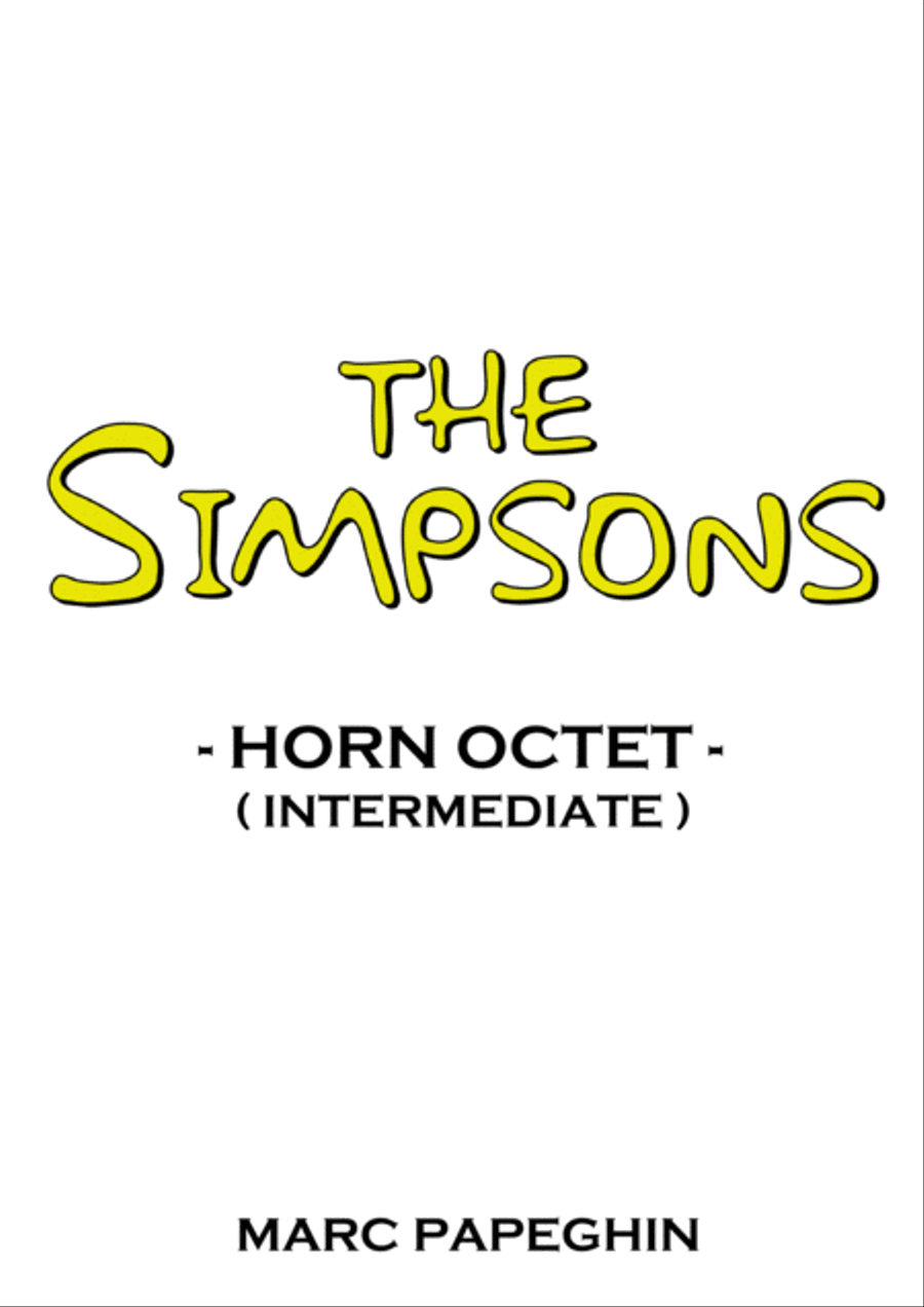 Theme From The Simpsons TM from the Twentieth Century Fox Television Series THE SIMPSONS Brass Ensemble scores gallery preview page 1