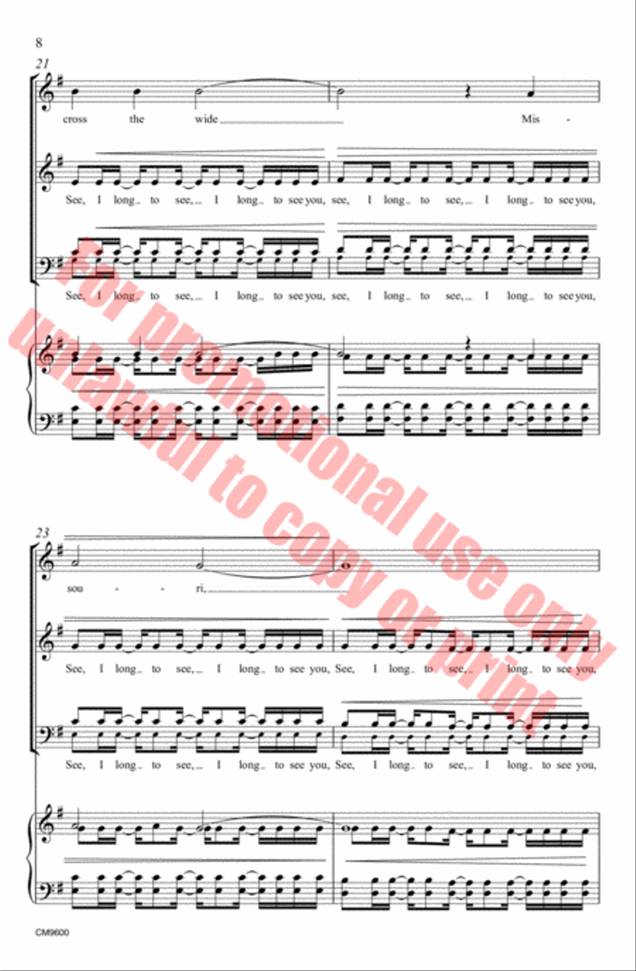 Shenandoah Choir scores gallery preview page 9
