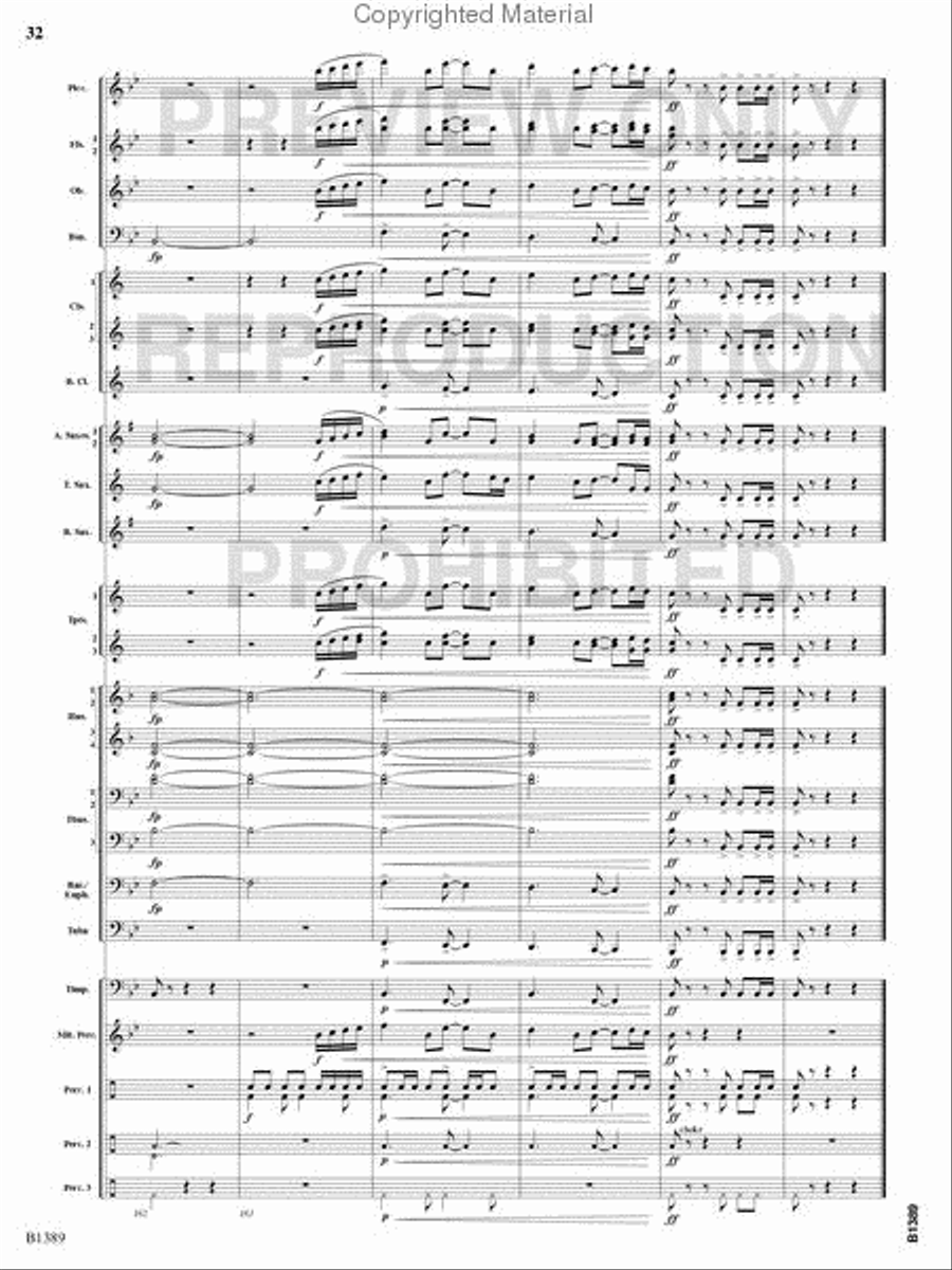 American Visions Concert Band scores gallery preview page 31