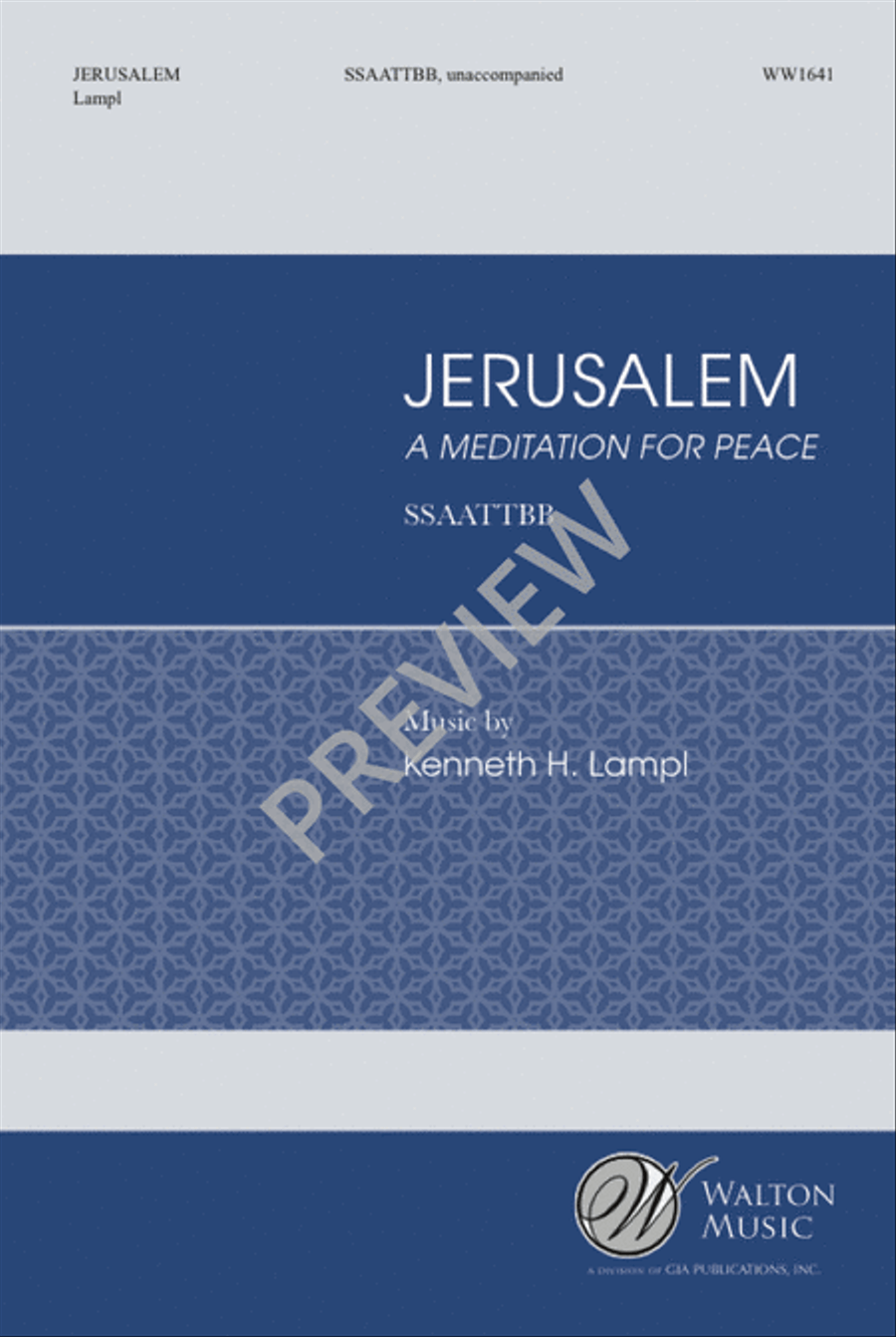 Jerusalem (SSAATTBB) SSAATTBB scores gallery preview page 2