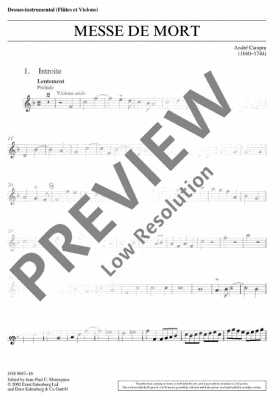 Messe de Mort Flute scores gallery preview page 2