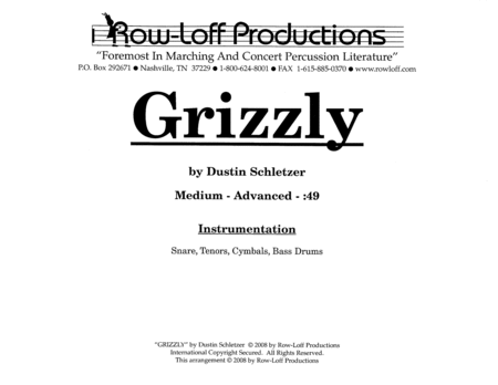 Grizzly w/Tutor Tracks