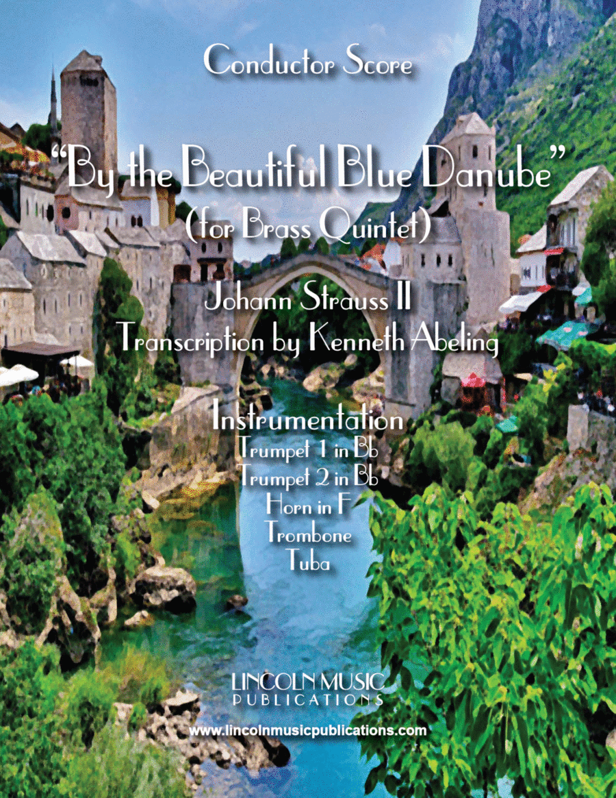 The Blue Danube (for Brass Quintet) Brass Quintet scores gallery preview page 1