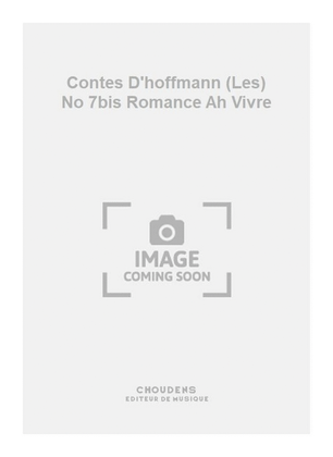 Book cover for Contes D'hoffmann (Les) No 7bis Romance Ah Vivre