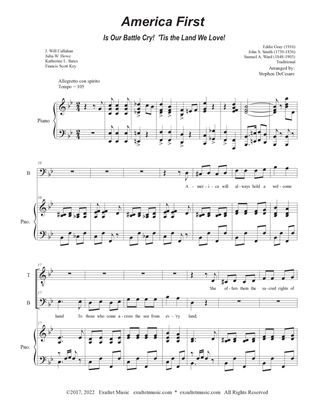 America First (2-part choir - (TB)