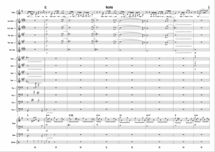 Hurt Jazz Ensemble scores gallery preview page 5