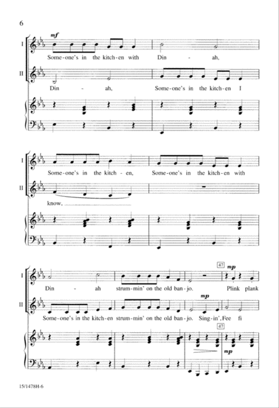 I've Been Workin' on the Railroad 2-Part scores gallery preview page 6