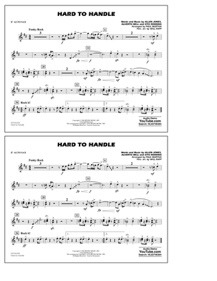 Hard to Handle (arr. Paul Murtha) - Eb Alto Sax