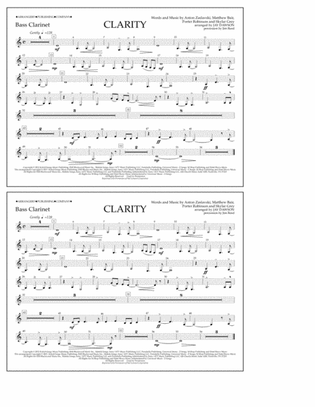 Clarity - Bass Clarinet