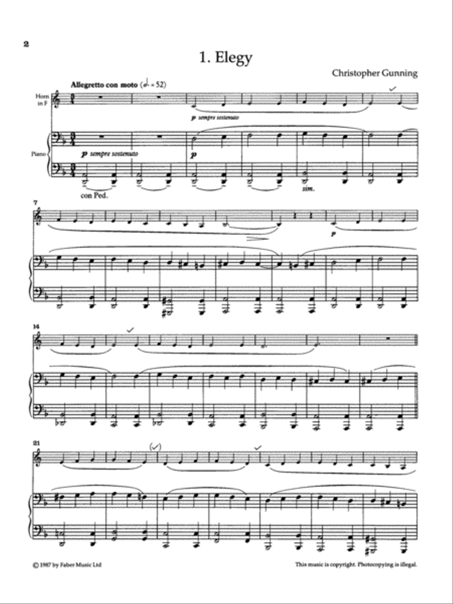 The Really Easy Horn Book Piano Accompaniment scores gallery preview page 2