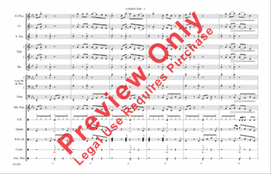 Still into You Marching Band scores gallery preview page 4