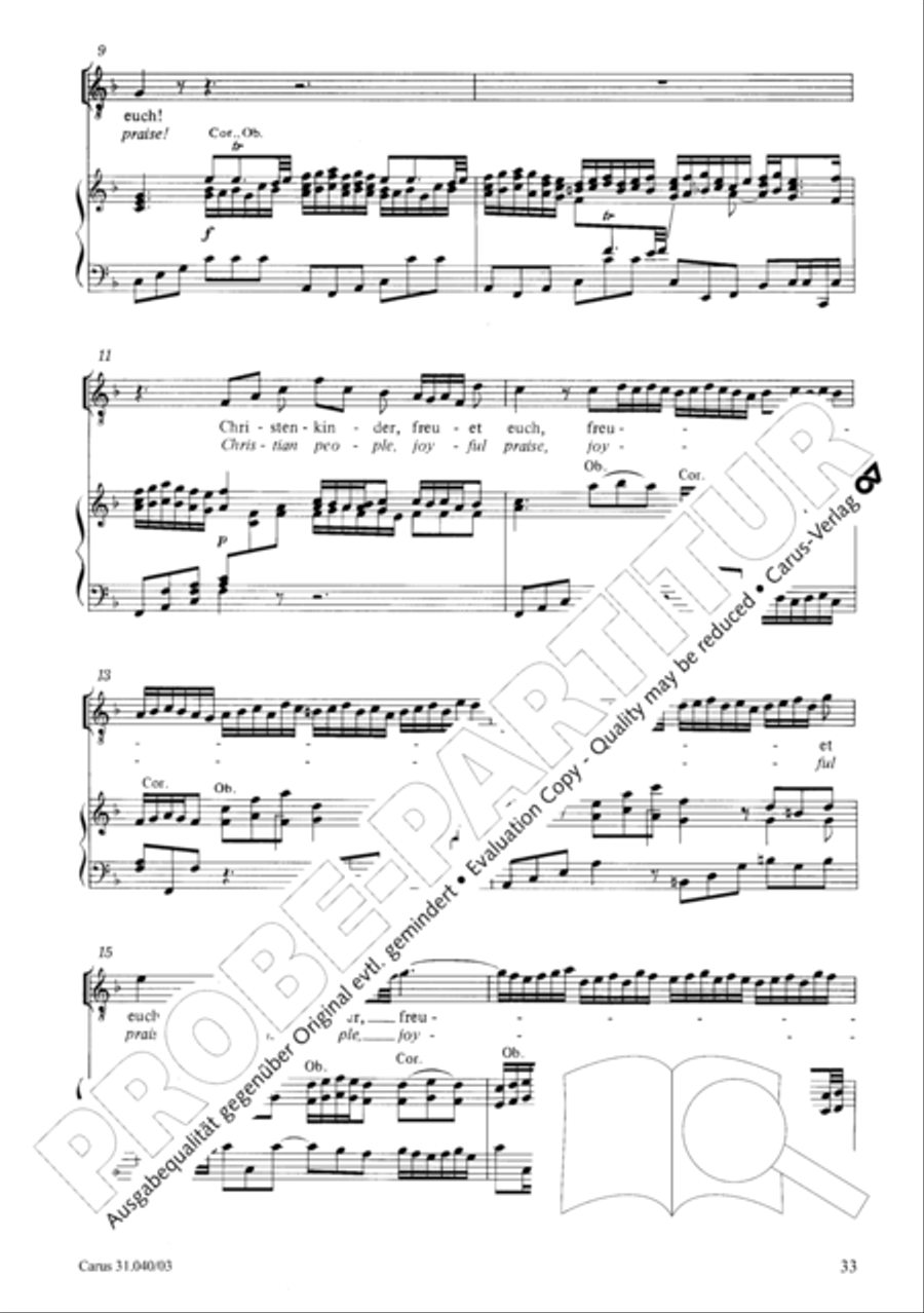 Christ was manifested for this purpose (Dazu ist erschienen der Sohn Gottes) ATB scores gallery preview page 34