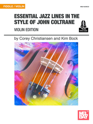 Book cover for Essential Jazz Lines in the Style of John Coltrane, Violin