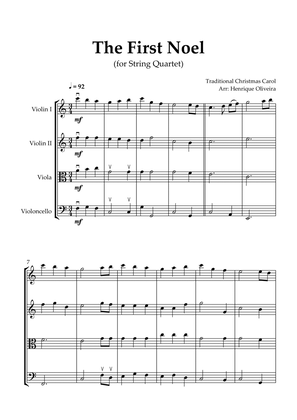The First Noel (String Quartet) - Intermediate Level