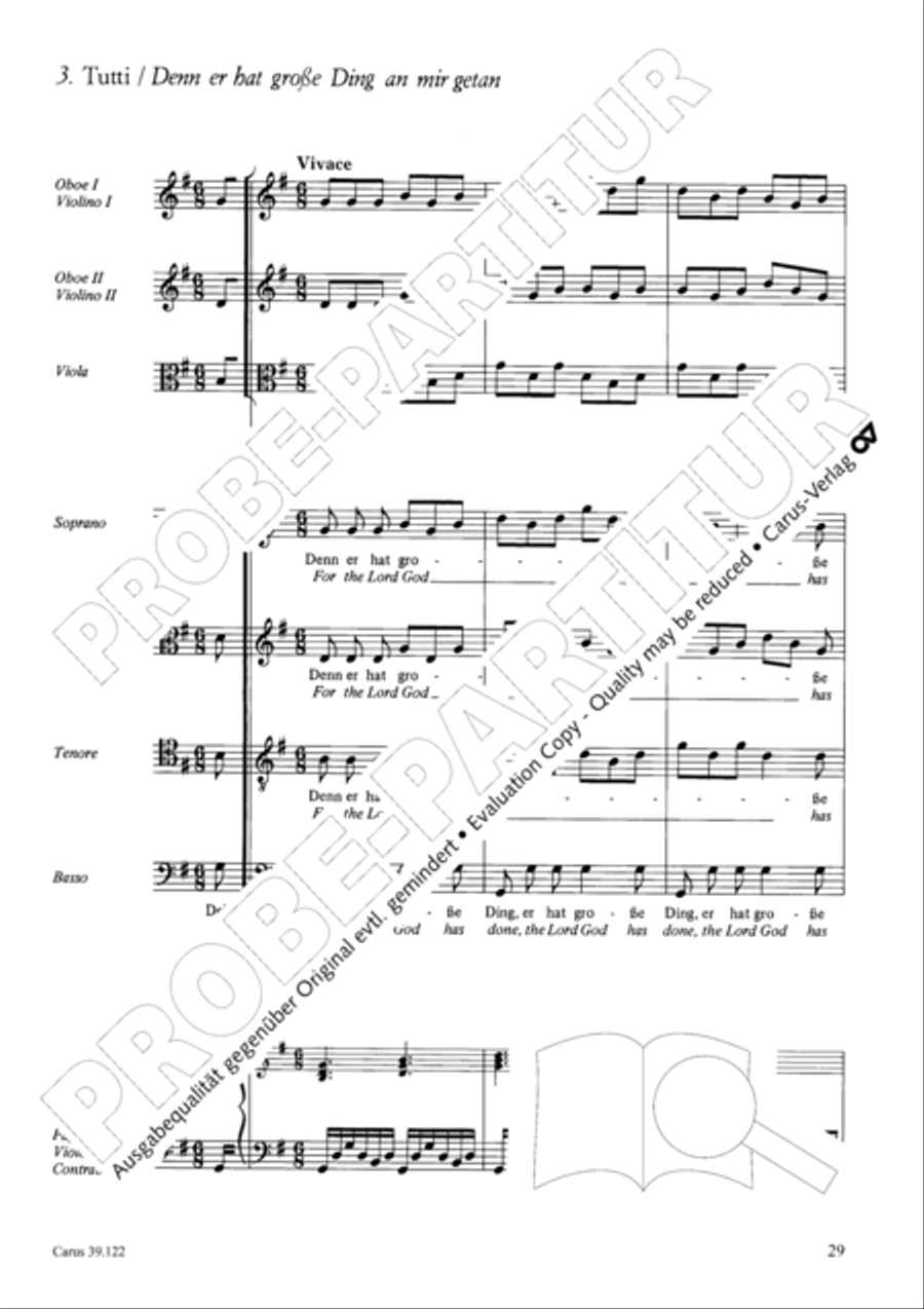 All my spirit exalts (With my spirit I praise the Lord) 4-Part scores gallery preview page 30