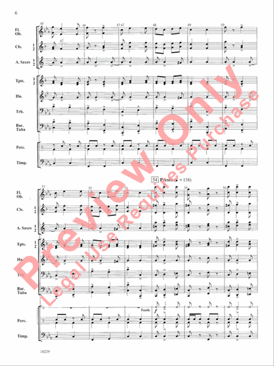 Russian Sailor's Dance (from The Red Poppy) Concert Band scores gallery preview page 7