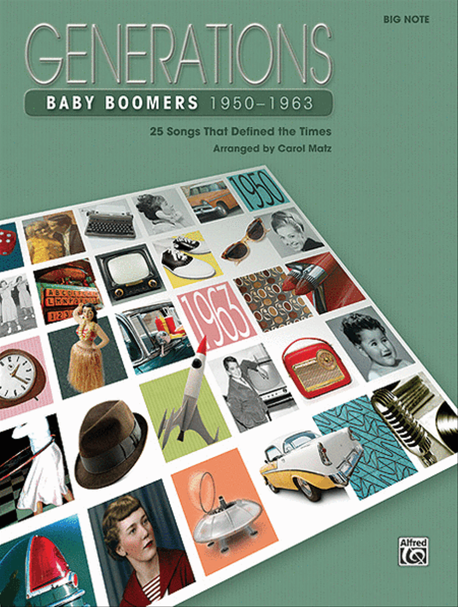 Generations -- Baby Boomers (1950--1963), Book 1 Easy Piano scores gallery preview page 1