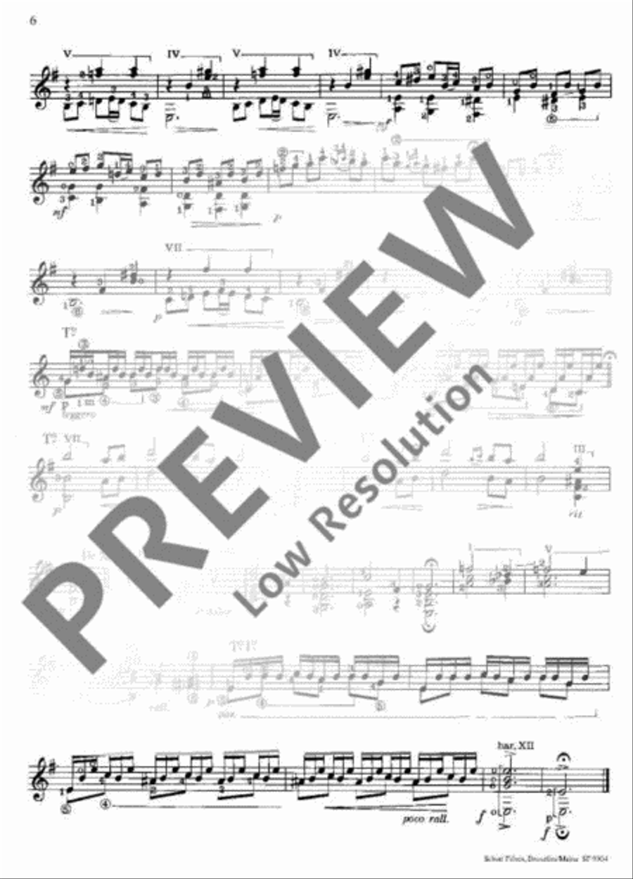 Asturias Asturias Classical Guitar scores gallery preview page 7