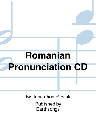 romanian pronunciation CD