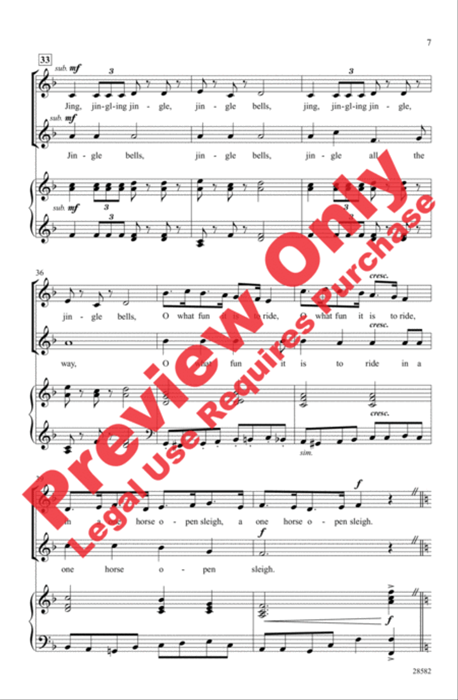 Nutcracker Jingles 2-Part scores gallery preview page 6