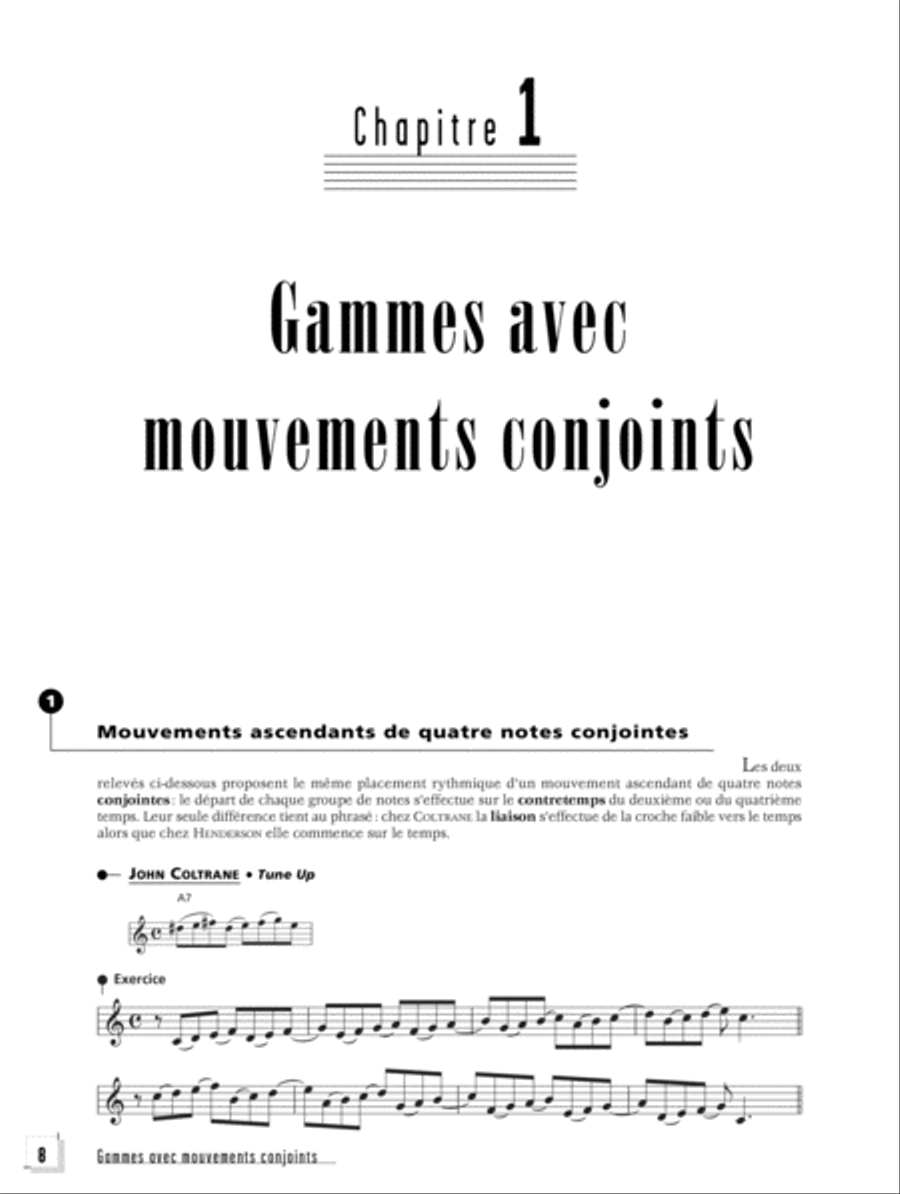 Gammes et arpeges pour le jazz Score scores gallery preview page 6