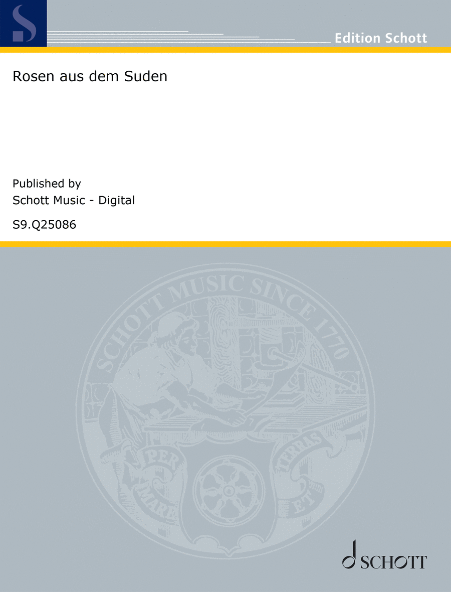 Rosen aus dem Süden Oboe scores gallery preview page 1