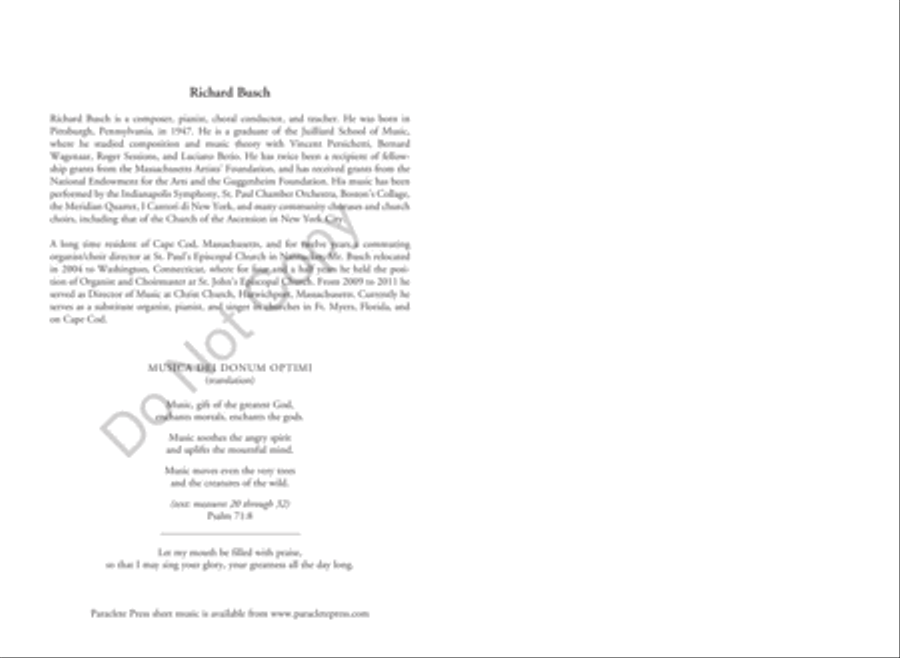 Musica Dei Donum Optimi 4-Part scores gallery preview page 3