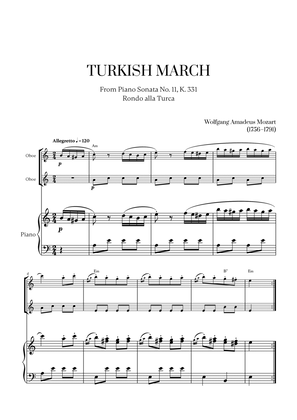 W. A. Mozart - Turkish March (Alla Turca) (with chords) (for Oboe Duet)