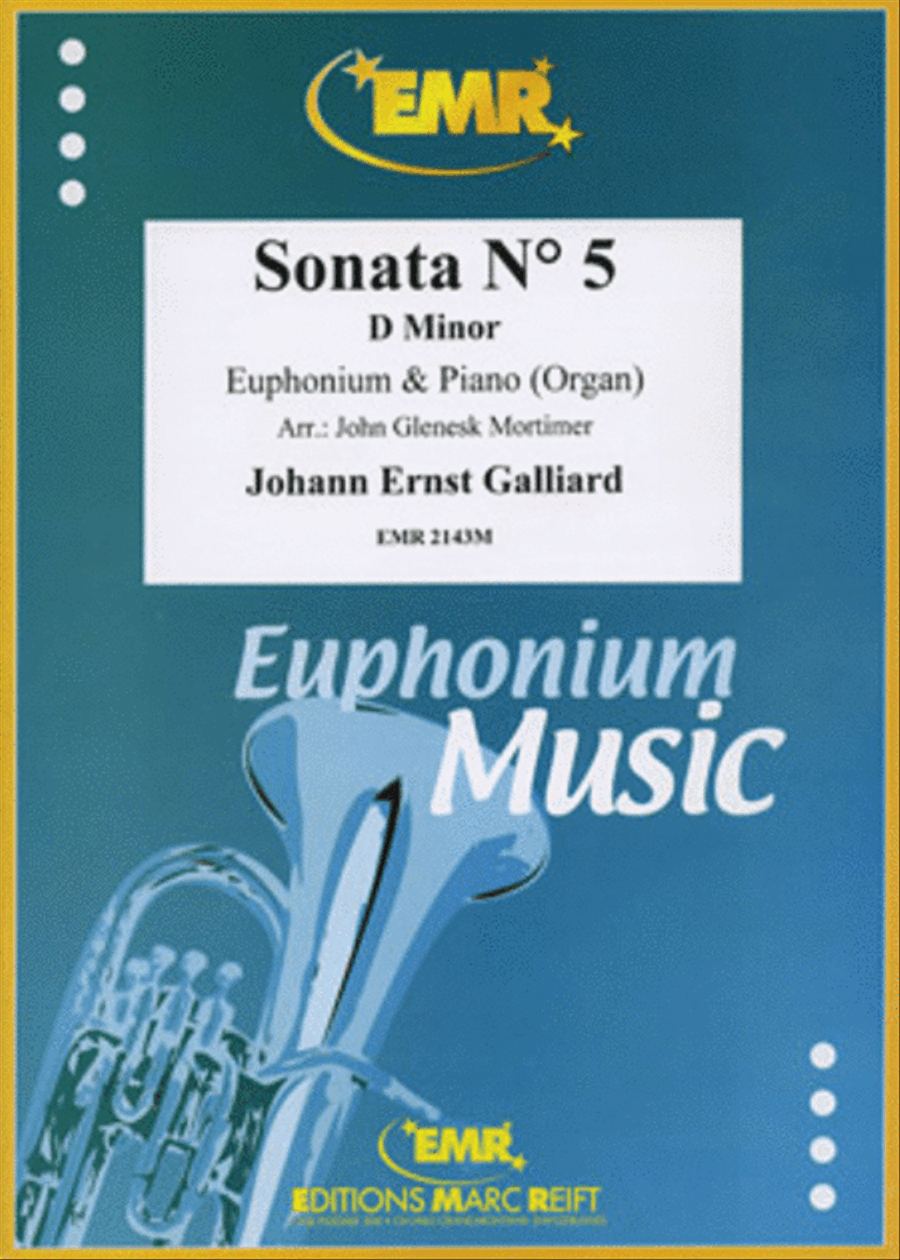 Sonata No. 5 in D minor Euphonium scores gallery preview page 1