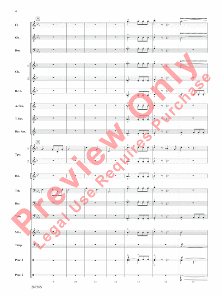 Superheroes R Us Concert Band scores gallery preview page 5
