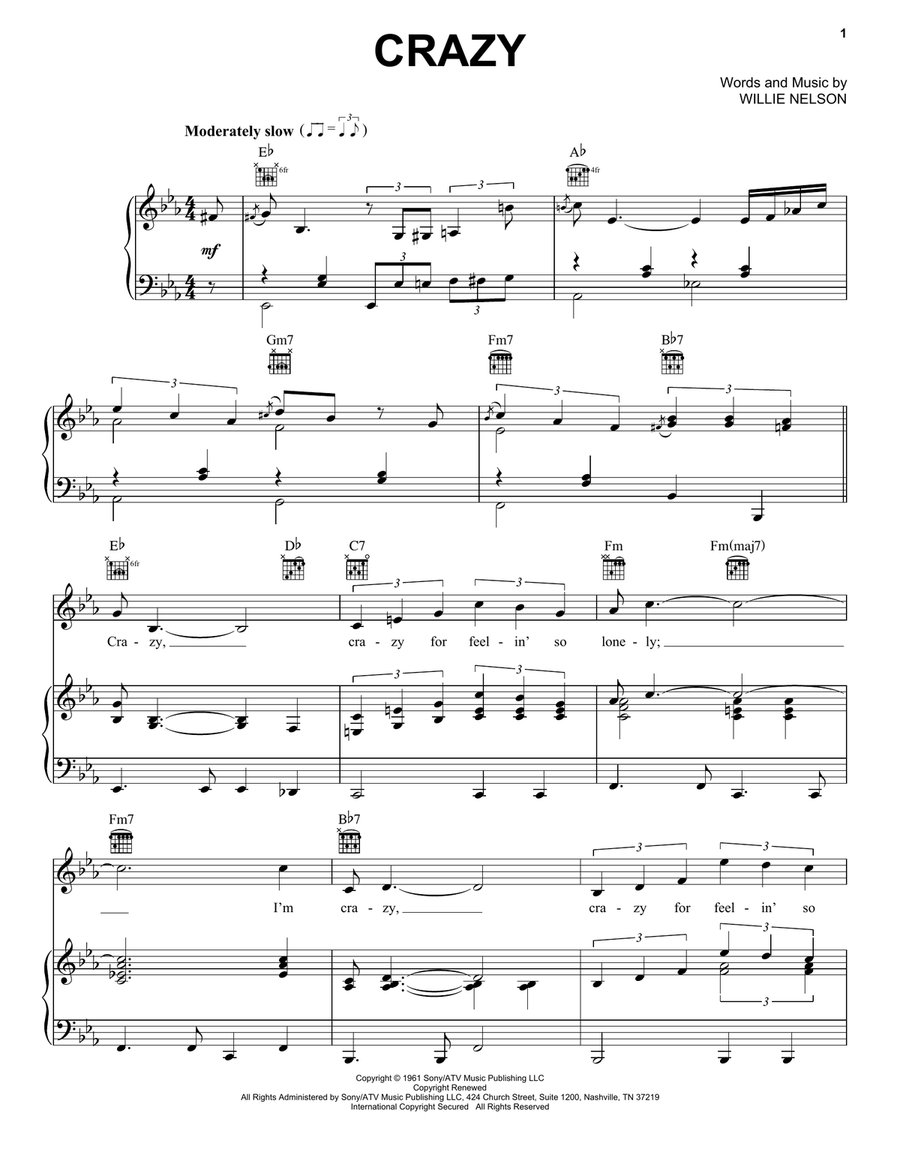 Crazy Crazy Guitar scores gallery preview page 1